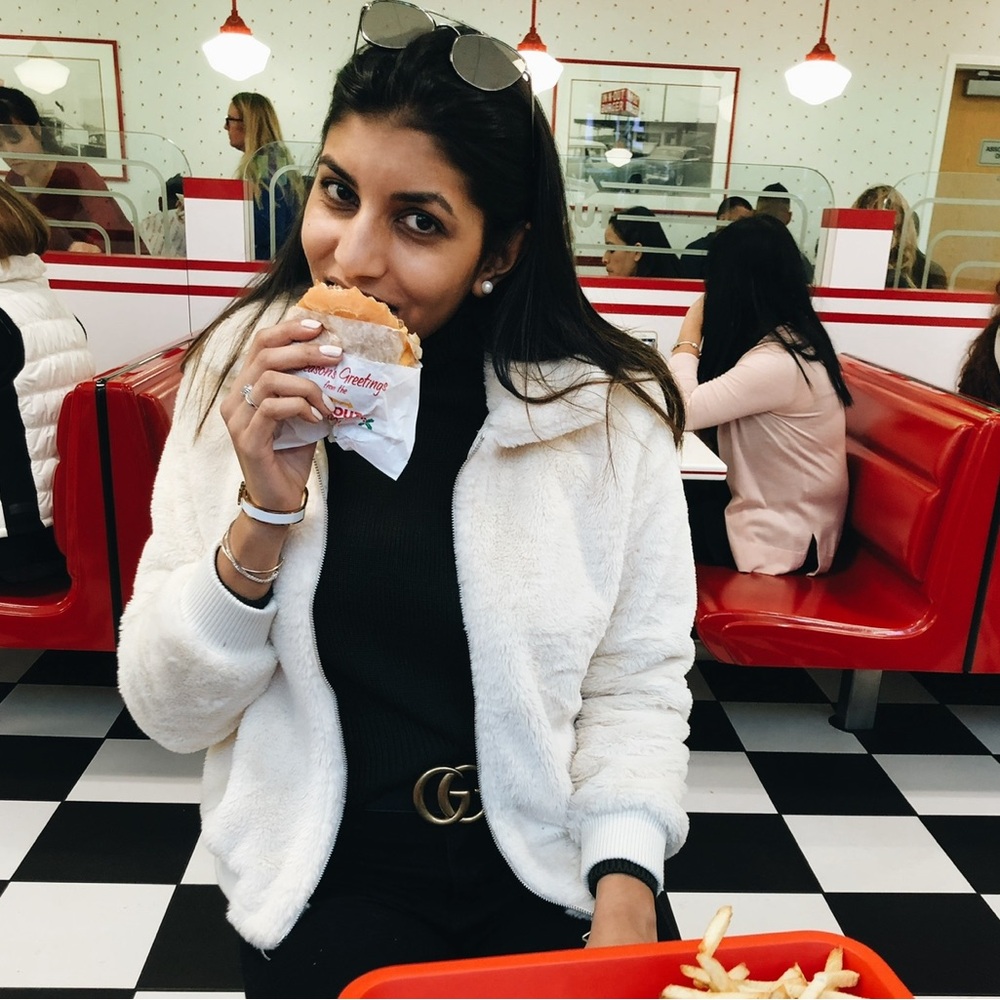 White fuzzy bomber jacket